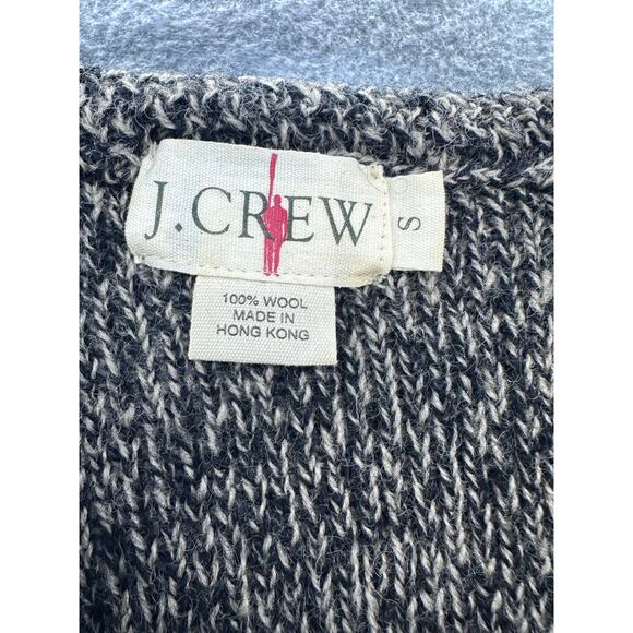 VTG J Crew Men's sz S 100% Wool Button Down Vest Comfort Classic Old Money 90s - Picture 3 of 8